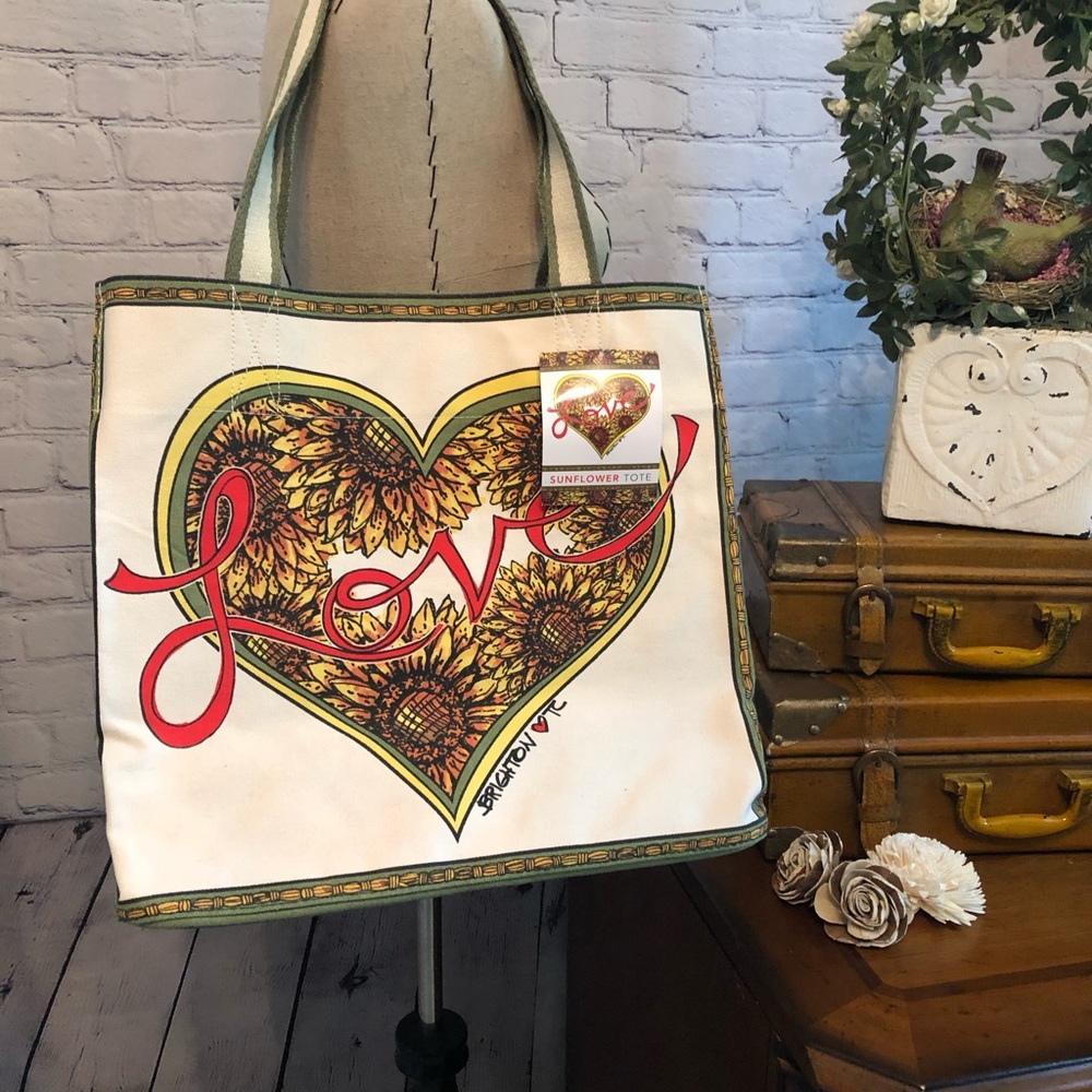 NWT - Brighton Sunflower /Something Wonderful Tote